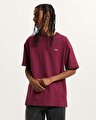 LEFT CHEST II LOOSE TİŞÖRT Burgundy