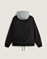 RILEY HOODED COACHES CEKET Black