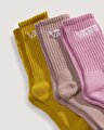 CLASSIC CREW ÇORAP (3 ÇİFT) Pink Dawn