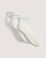 CLASSIC QUARTER CREW ÇORAP (3 ÇİFT) White