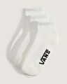 CLASSIC QUARTER CREW ÇORAP (3 ÇİFT) White