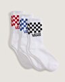 CLASSIC CHECK CREW ÇORAP (3 ÇİFT) White