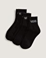 CLASSIC HALF CREW ÇORAP (3 ÇİFT) Black