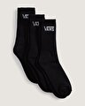 CLASSIC CREW ÇORAP (3 ÇİFT) Black