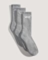 CLASSIC CREW ÇORAP (3 ÇİFT) Heather Grey