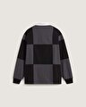 GRANT CHECKERBOARD RUGBY KNIT TİŞÖRT Black