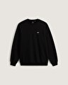 LEFT CHEST II LOOSE CREW SWEATSHIRT Black