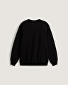 LEFT CHEST II LOOSE CREW SWEATSHIRT Black