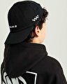 CHECK SIDE CURVED BILL JOCKEY ŞAPKA Black