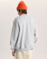 LEFT CHEST II LOOSE SWEATSHIRT Light Grey Heather