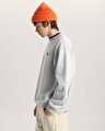 LEFT CHEST II LOOSE SWEATSHIRT Light Grey Heather
