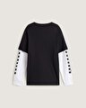 ÇOCUK LONG CHECK TWOFER TİŞÖRT (8-14 YAŞ) Black/White