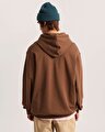 STONE SWIRL LOOSE KAPÜŞONLU ÜST Vintage Cocoa