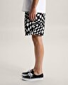 PRIMARY II ELASTIC PRINTED ŞORT MAYO Black/White