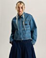EMILY BOXY WORKWEAR CEKET Stonewash/Blue