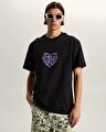 BARBED HEART LOOSE TİŞÖRT Black