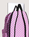 OLD SKOOL CHECK SIRT ÇANTASI Pink Fizz