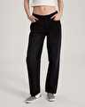 CHECK 5 MID RISE STRAIGHT PANTOLON Black Rinse