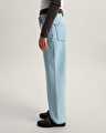 CHECK 5 MID RISE STRAIGHT PANTOLON Light Stonewash