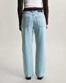 CHECK 5 MID RISE STRAIGHT PANTOLON Light Stonewash