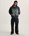 ELI WORKWEAR DENIM FERMUARLI CEKET Dirty Medium Indigo