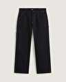 CHORE MID RISE STRAIGHT PANTOLON Black