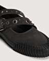 MARY JANE STRAPS AYAKKABI Faded Black/Black