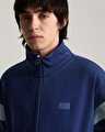 RETRO SPORT MOCK NECK FERMUARLI SWEATSHIRT True Navy