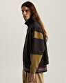 RETRO SPORT MOCK NECK FERMUARLI SWEATSHIRT Faded Black