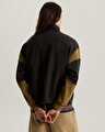 RETRO SPORT MOCK NECK FERMUARLI SWEATSHIRT Faded Black