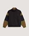 RETRO SPORT MOCK NECK FERMUARLI SWEATSHIRT Faded Black
