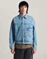 CHECK 5 DENIM TRUCKER CEKET Light Stonewash