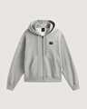 STRETCH LOGO FERMUARLU SWEATSHIRT Cement Heather