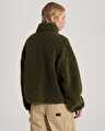 QUEENS HIGH PILE CEKET Mossy Olive