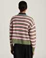 ROLLINS STRIPE KAZAK Green Balsam/Mystcmlbry