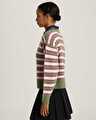 ROLLINS STRIPE KAZAK Green Balsam/Mystcmlbry