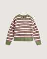 ROLLINS STRIPE KAZAK Green Balsam/Mystcmlbry