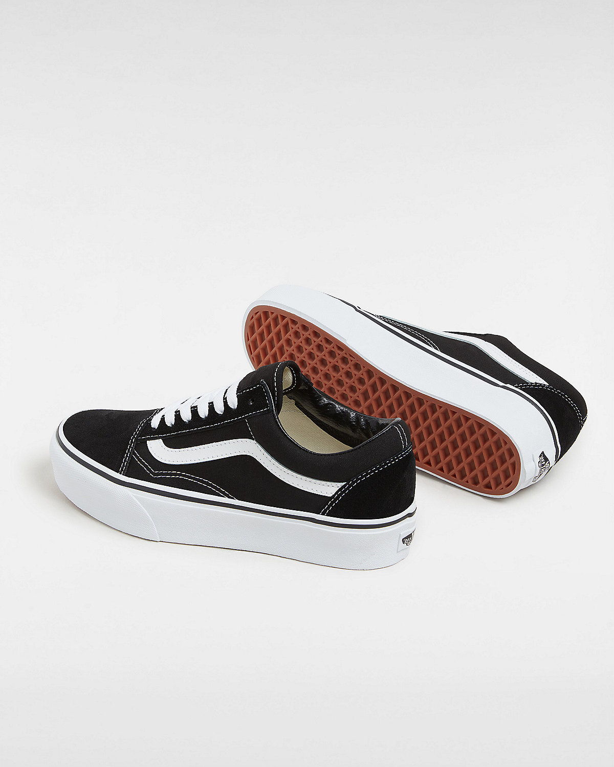 PLATFORM OLD SKOOL AYAKKABI Black White Vans Turkiye