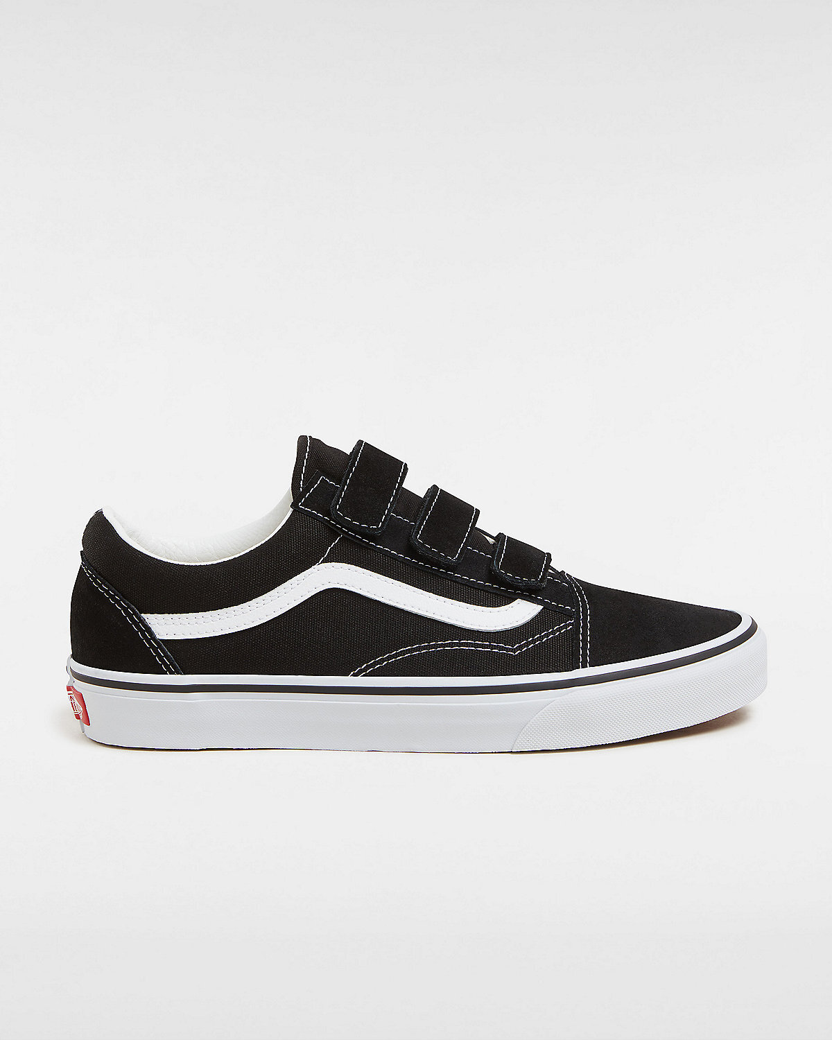 SUET KANVAS OLD SKOOL VELCRO AYAKKABI Suede Canvas Black True White Vans Turkiye