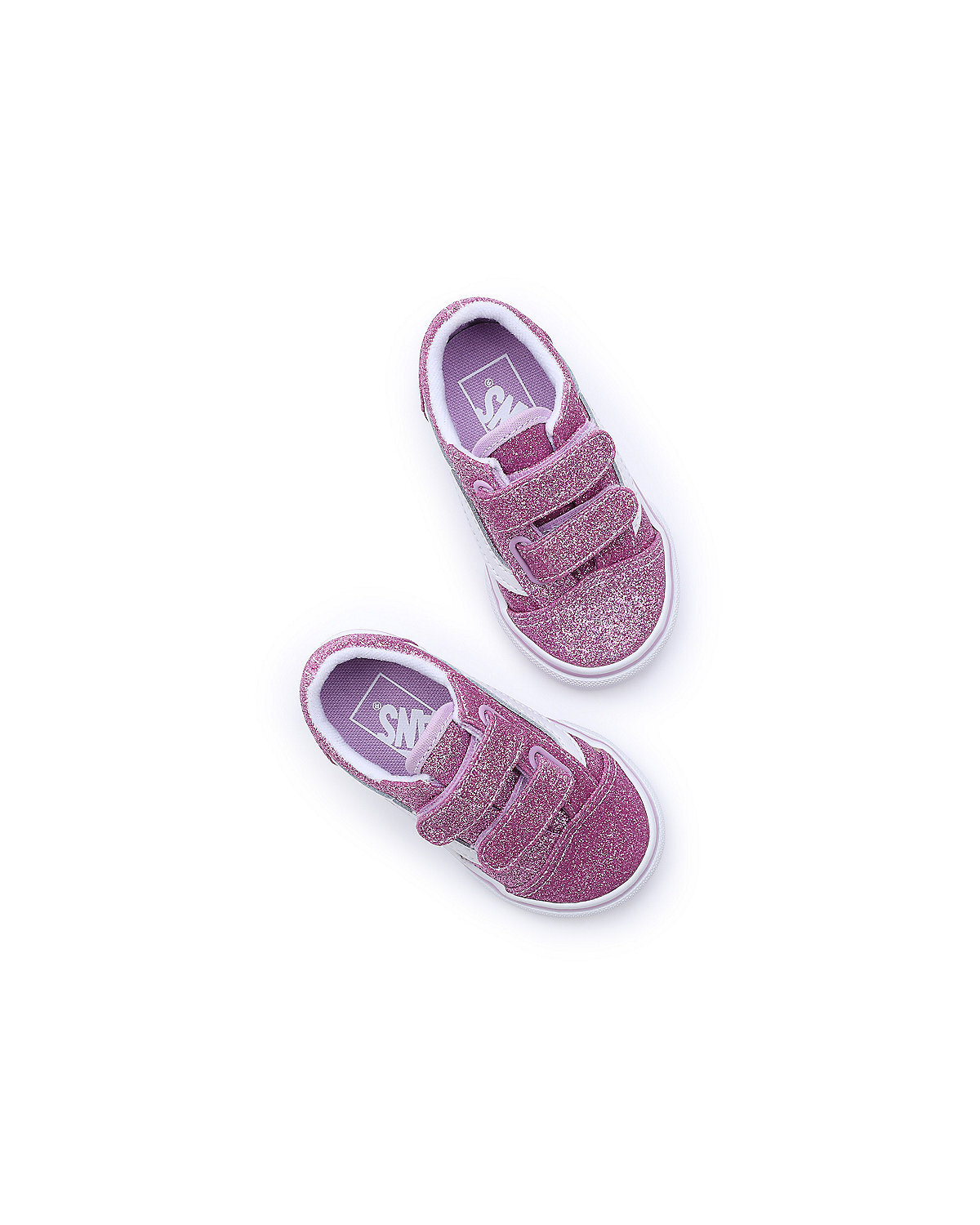 Toddler girl glitter vans discount