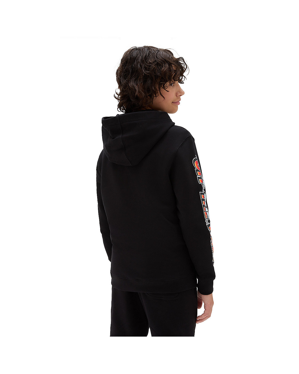 ERKEK COCUK HOLE SHOT PULLOVER KAPU ONLU UST 8 14 YA Black Vans Turkiye