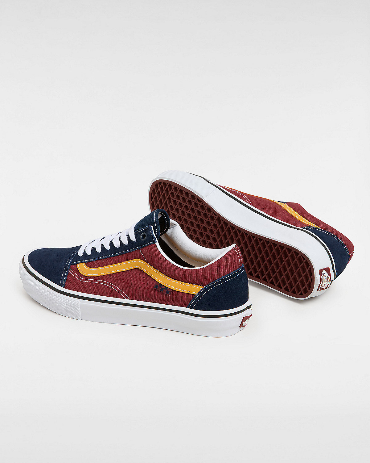 SKATE OLD SKOOL AYAKKABI Navy Burgundy Vans Turkiye