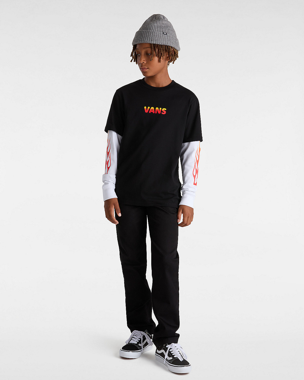 T shirt vans flame deals