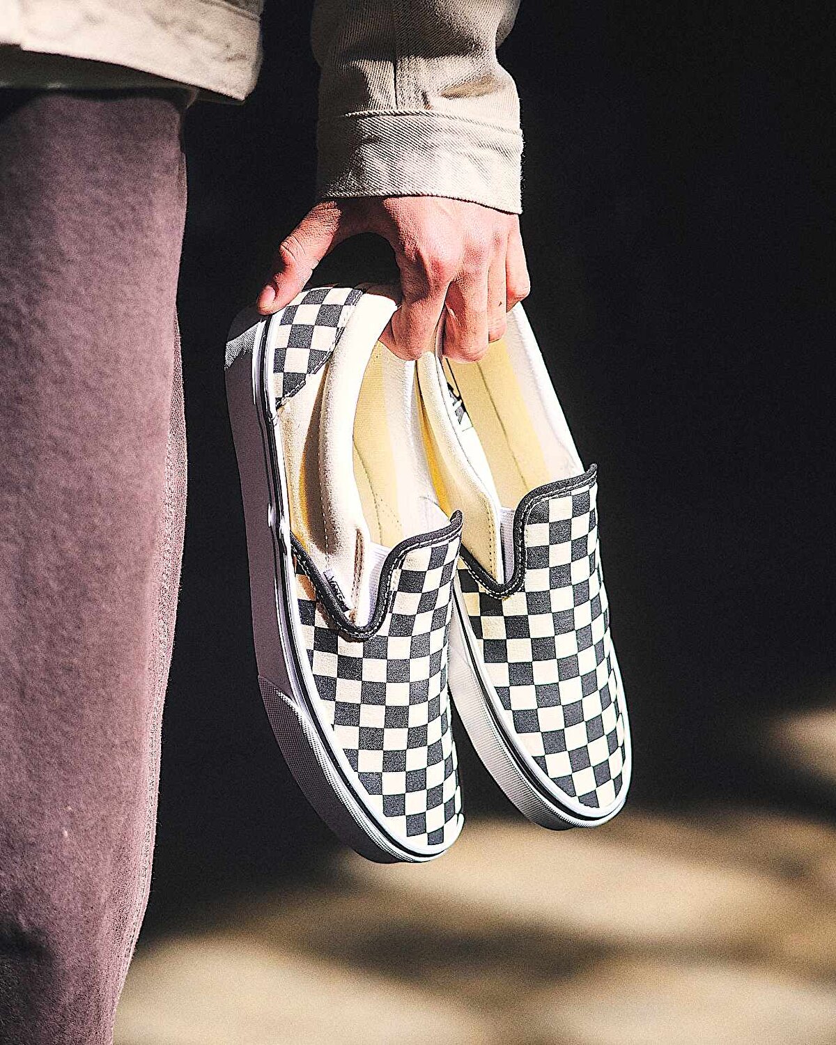 CHECKERBOARD CLASSIC SLIP-ON AYAKKABI