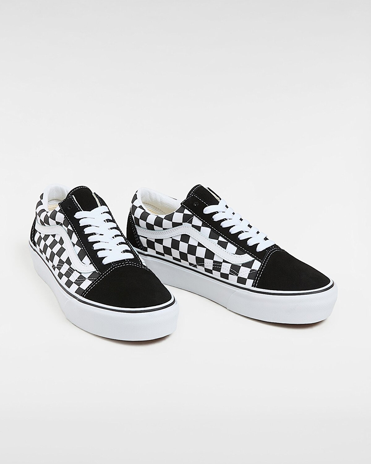 CHECKERBOARD OLD SKOOL PLATFORM AYAKKABI