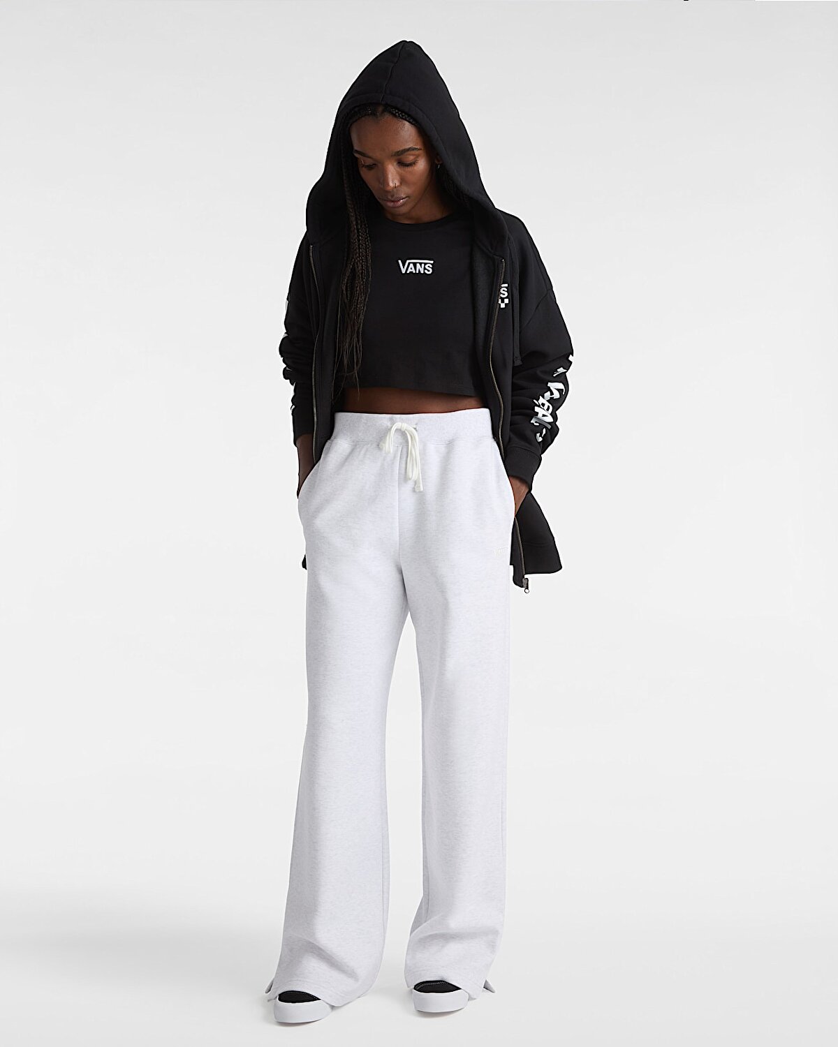 FLYING V CREW CROP TİŞÖRT