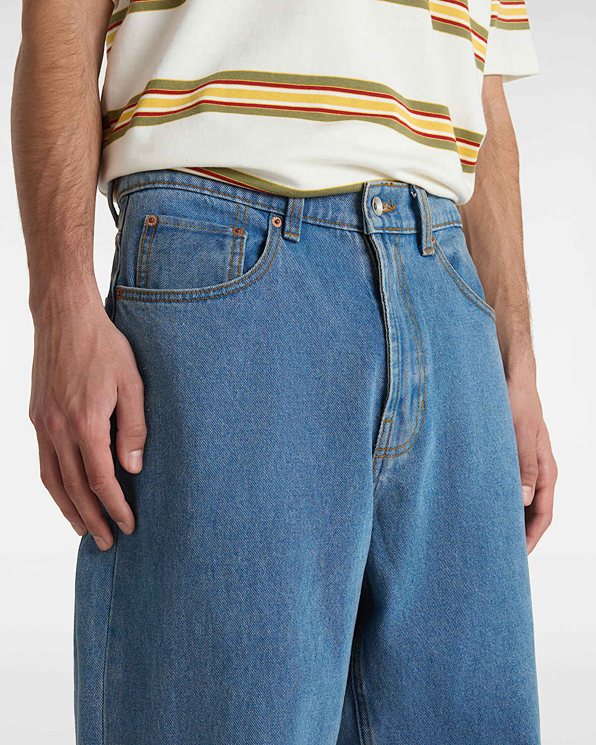 CHECK-5 BAGGY DENİM PANTOLON