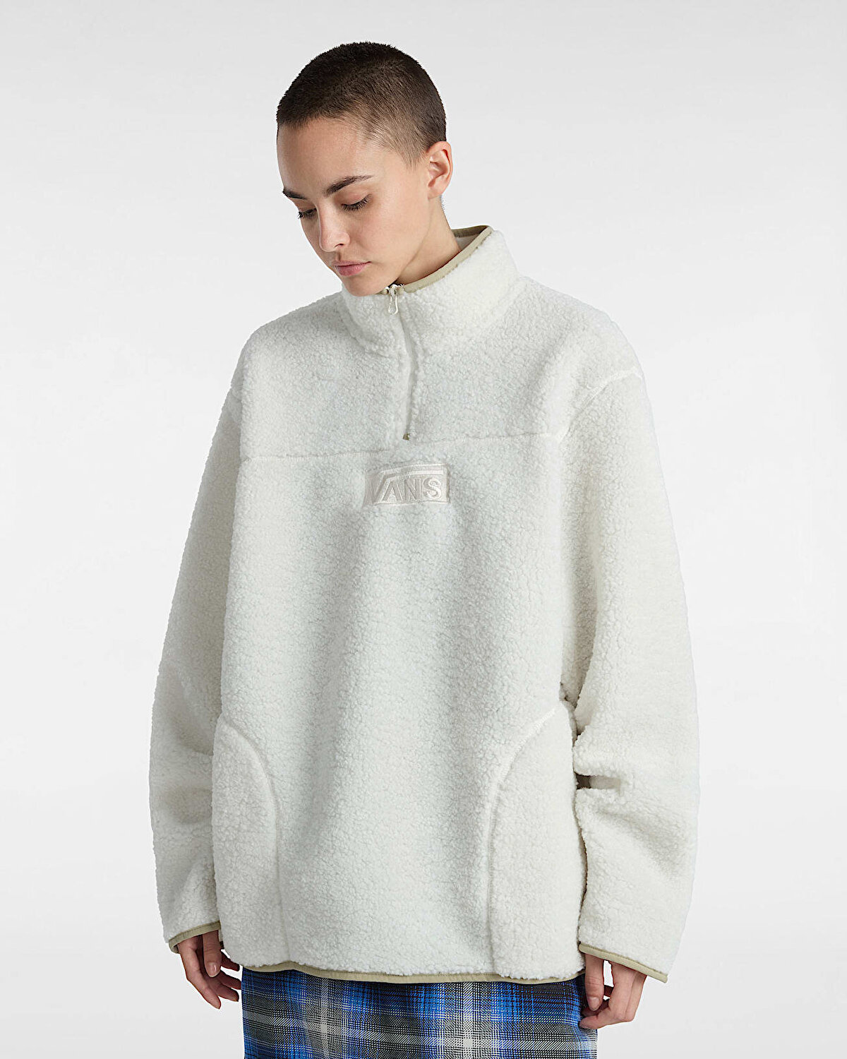 VANS BOXED SHERPA 1/4 FERMUARLI POLAR