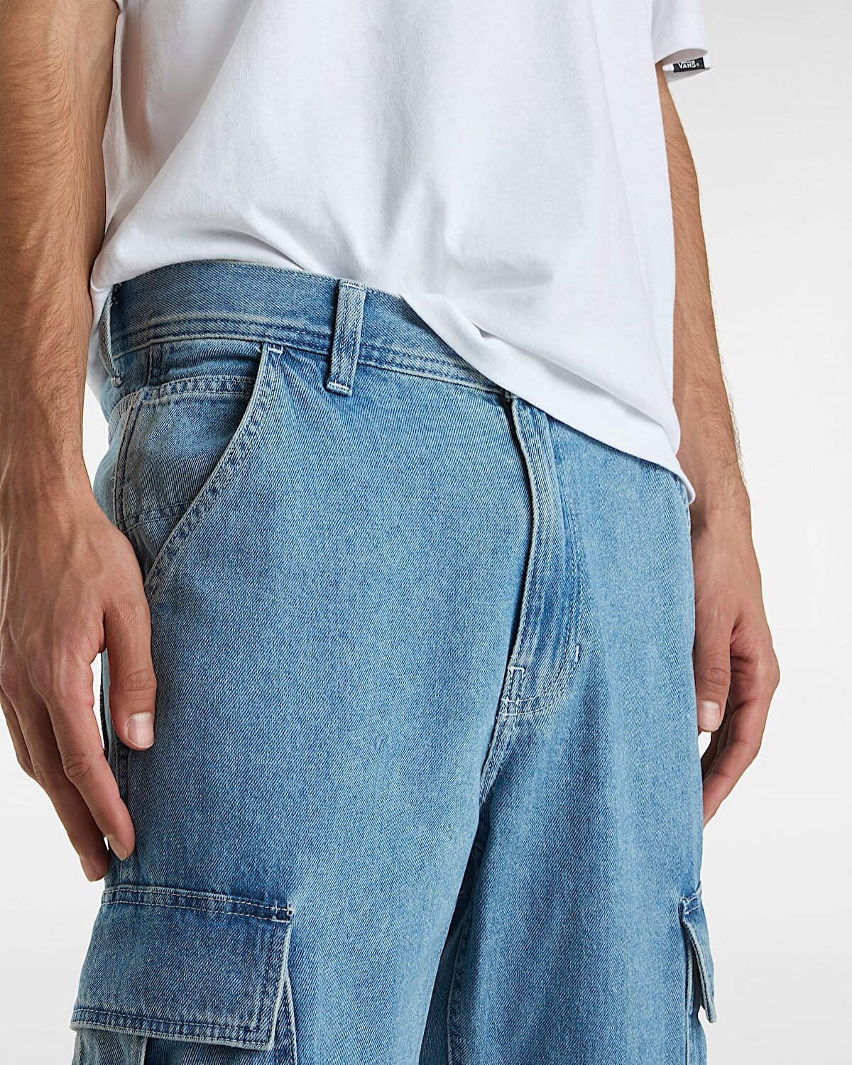 SERVICE CARGO LOOSE DENIM PANTOLON