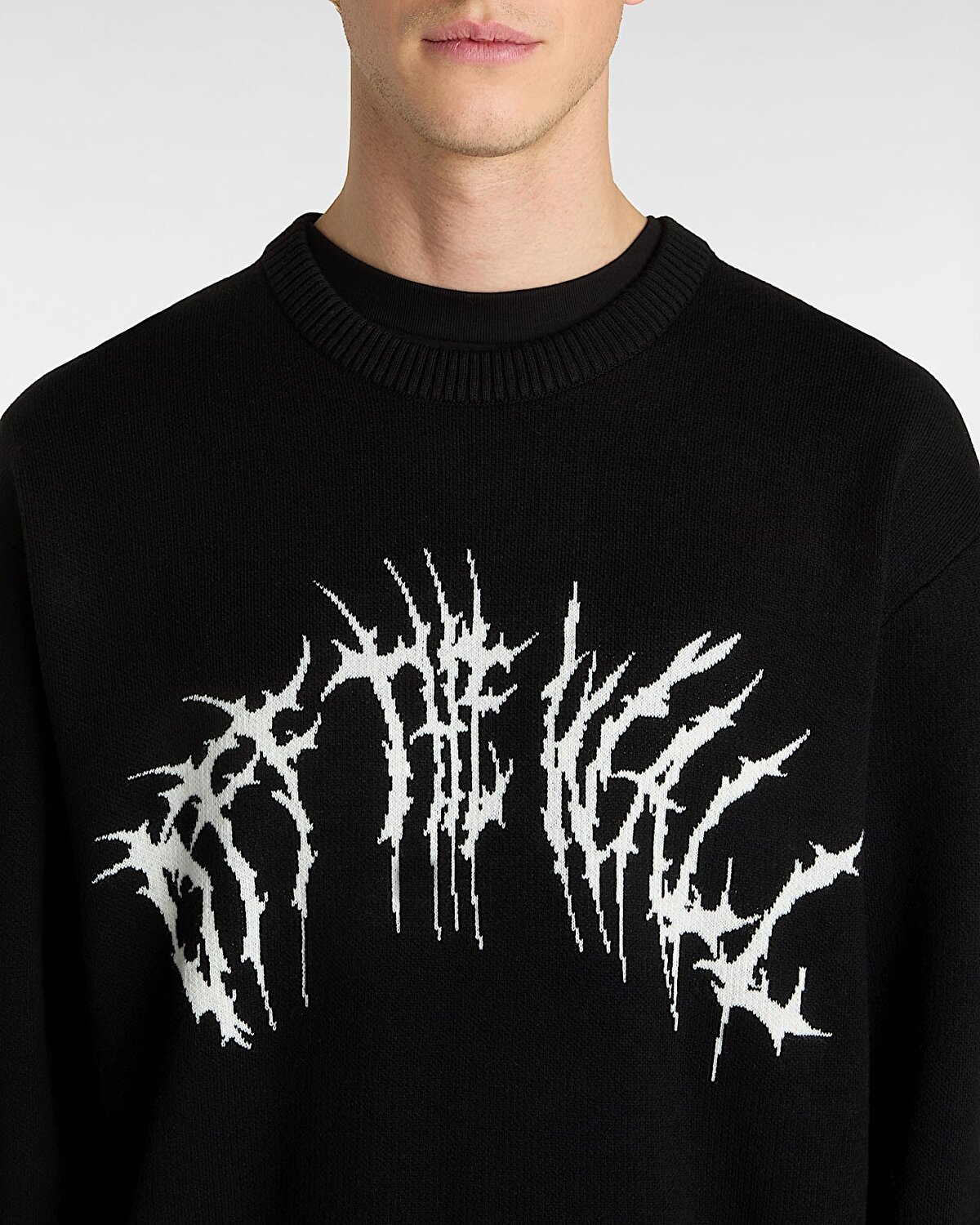 METAL ARCH CREW SWEATER